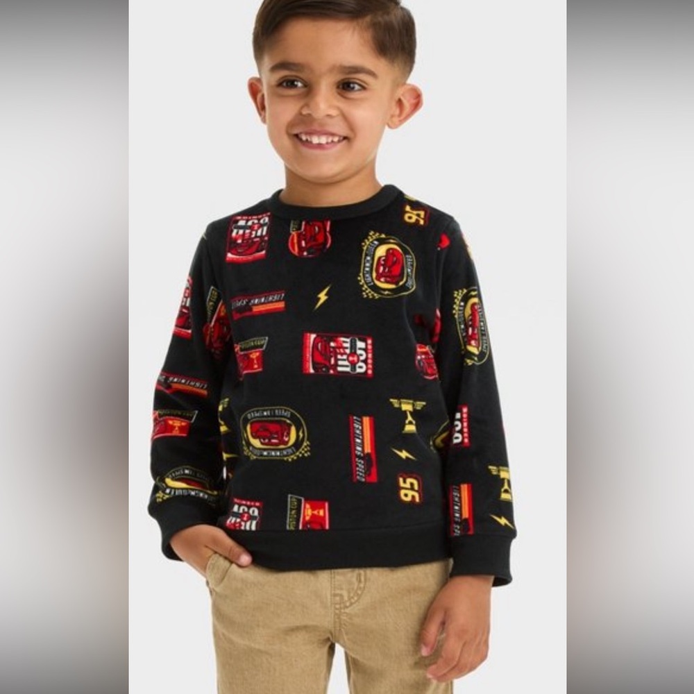 Lightening McQueen fleece long sleeve from cars